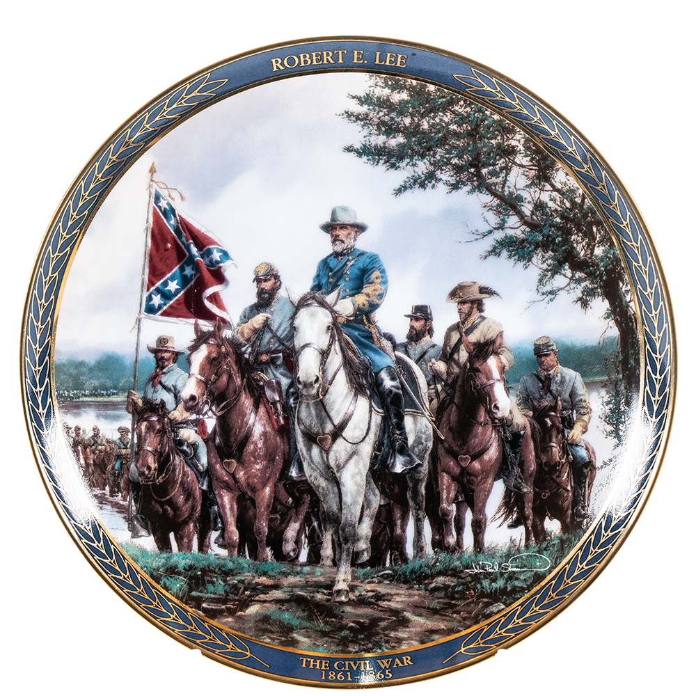 Bradford Exchange “Robert E. Lee” Plate – Gallant Men of the Civil War