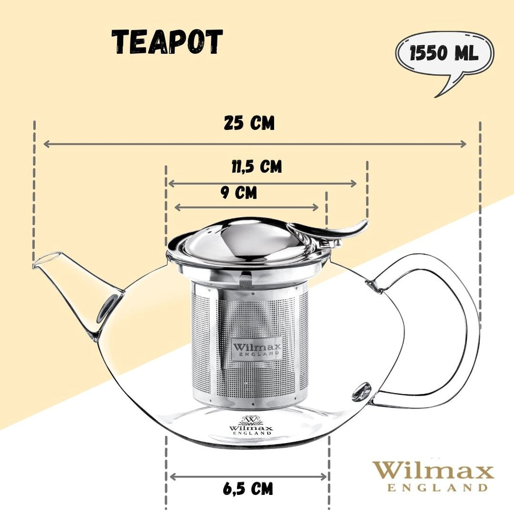 Thermo Glass Teapot – 52 fl oz