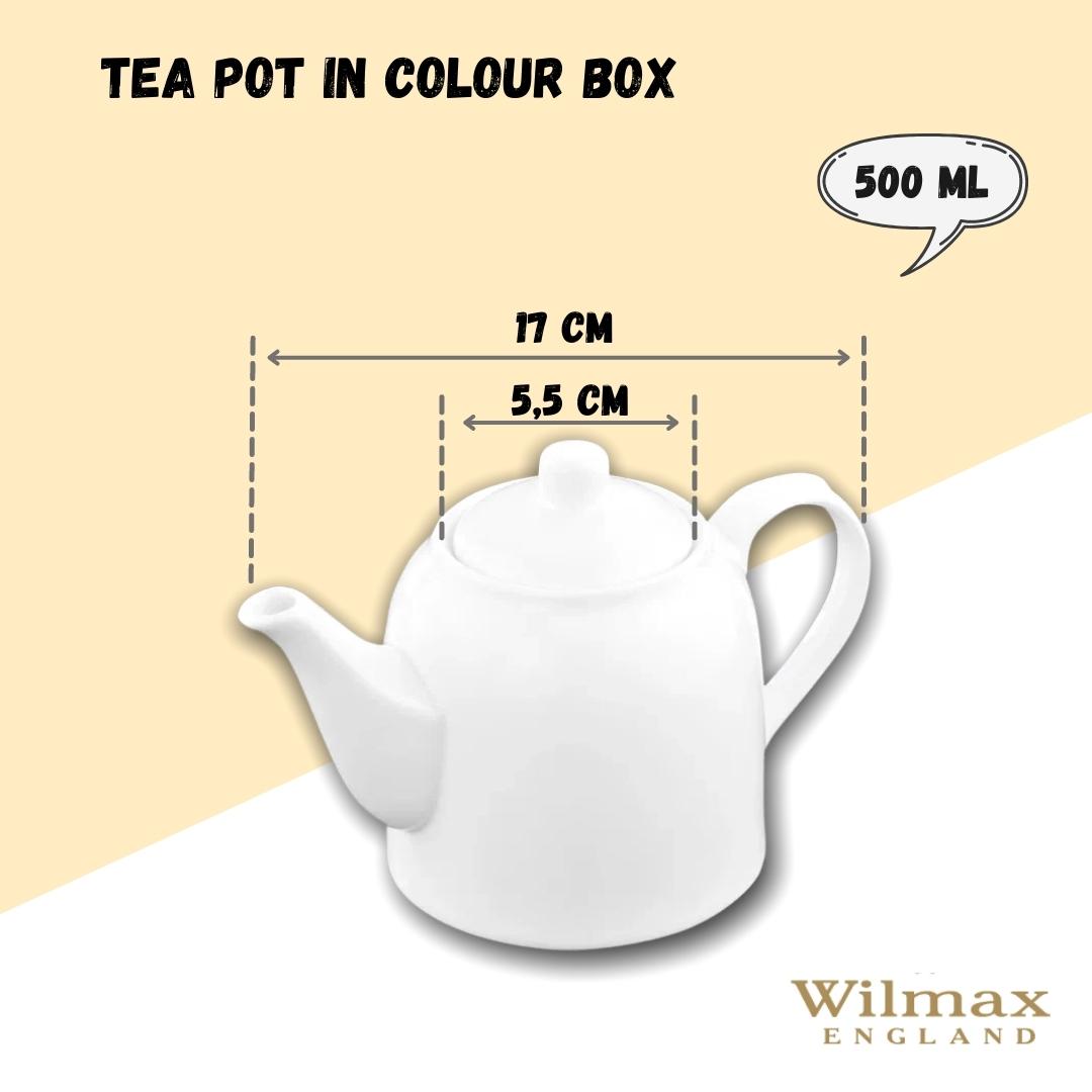 Fine Porcelain Teapot – White