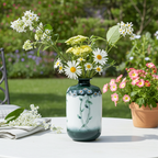 Rosenthal & Co. Bavaria 15 cm Porzellanvase – Gänseblümchen-Girlanden-Design