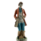 Bisque Porcelain Musician Figurine Set - Hand-Painted Quartet