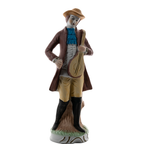 Bisque Porcelain Musician Figurine Set - Hand-Painted Quartet