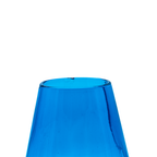 Italienische Empoli Teardrop Art Glass Vase – Blau, 44,5 cm H