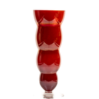 Modernist Iridescent Bubble Art Glass Vases – Set of 2