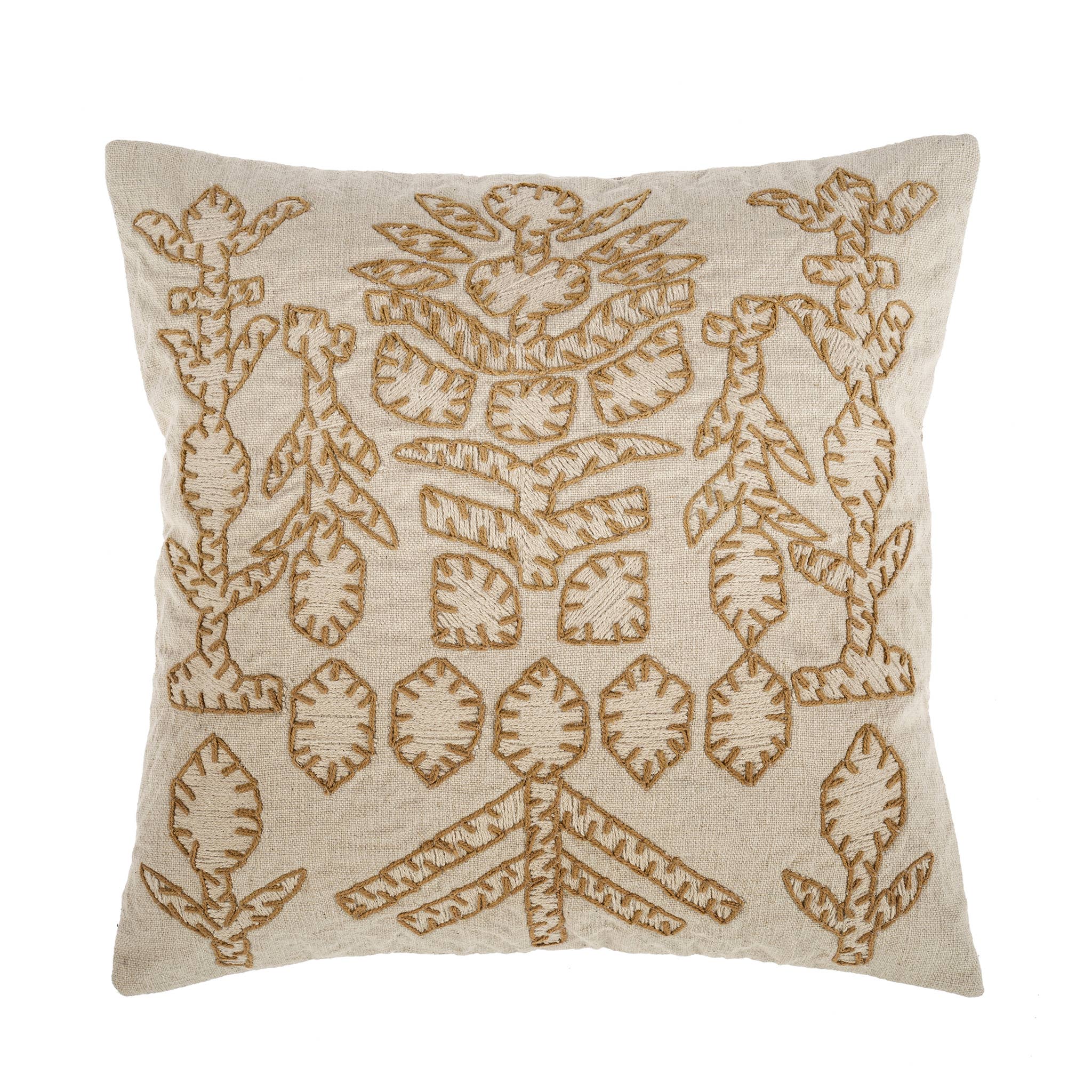 Reina Pillow — Butterscotch Embroidery