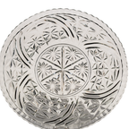 Anchor Hocking Stars and Bars Pressed Glass Platter – Mid‑Century Plate