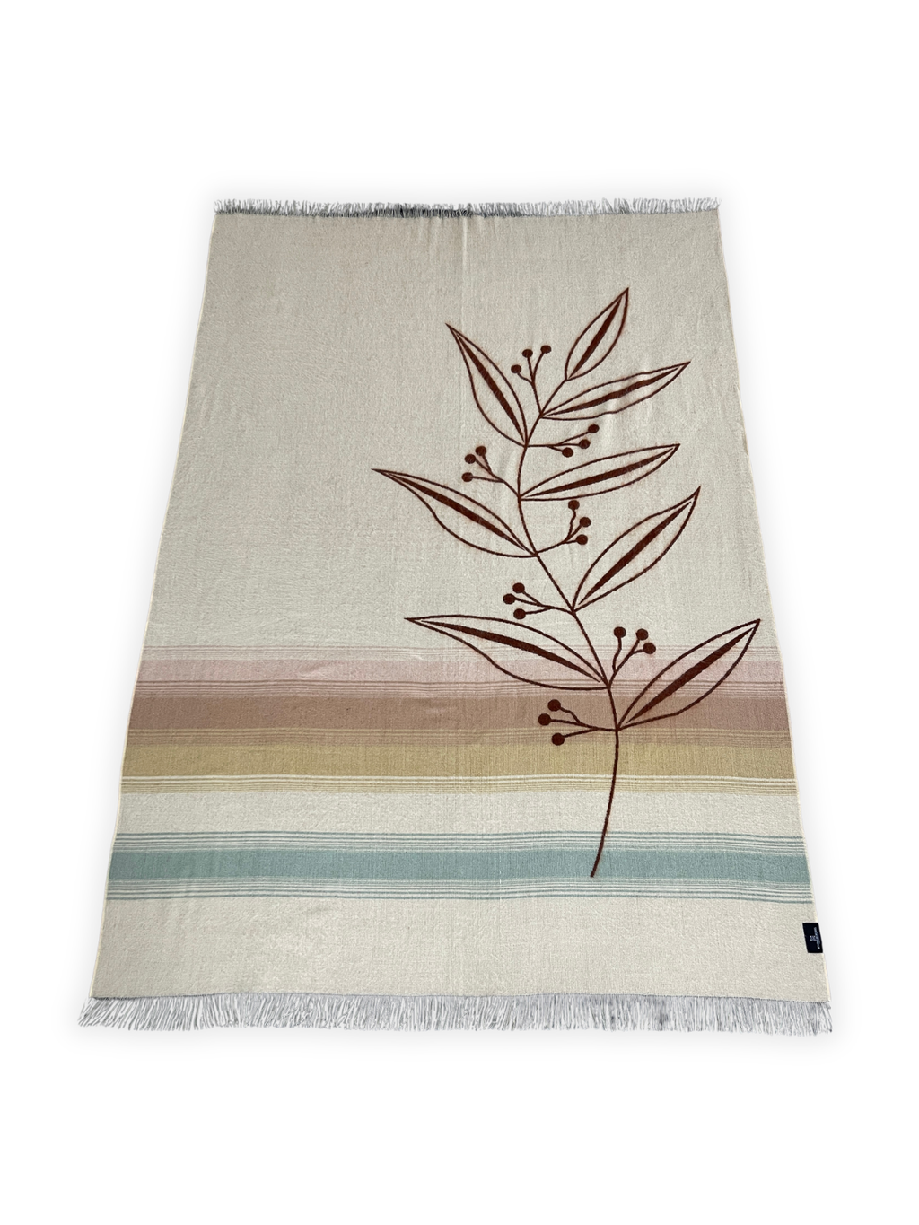 Sofia Throw Blanket by Beyond Borders - April Blossom