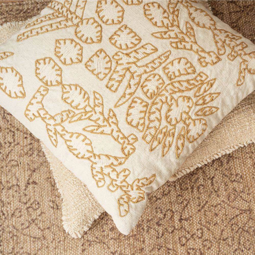 Reina Pillow — Butterscotch Embroidery
