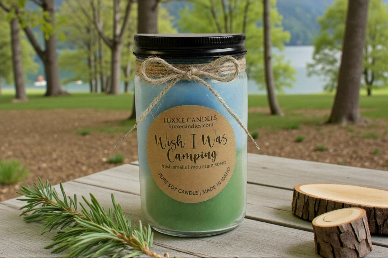 Wish I Was Camping Candle | Organic Soy Candle