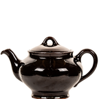 Mid‑Century Royal Canadian Art Pottery “Dripless” Brown Teapot