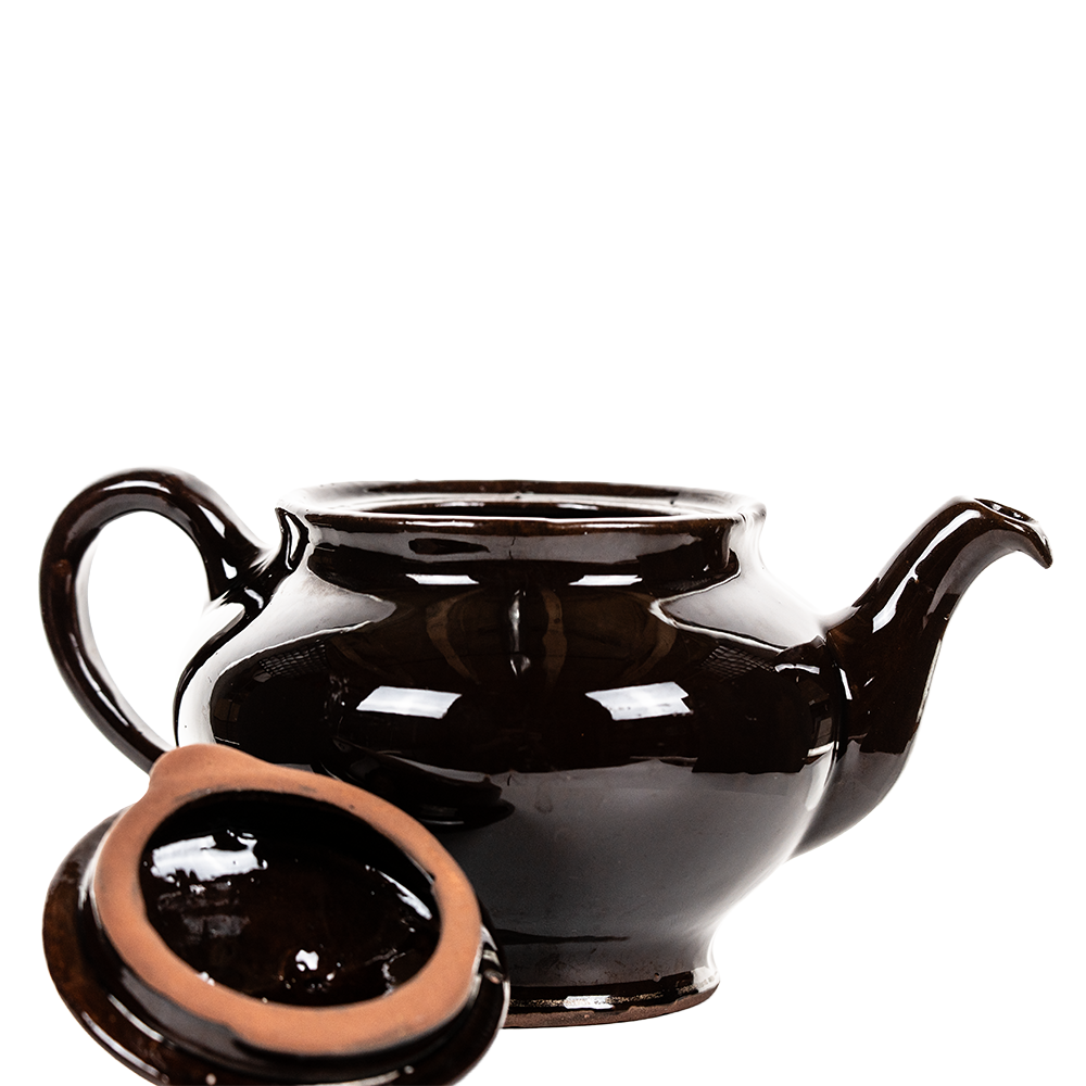 Mid‑Century Royal Canadian Art Pottery “Dripless” Brown Teapot
