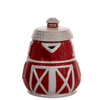 1992 House of Lloyd Red Barn Ceramic Teapot