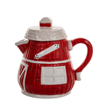 1992 House of Lloyd Red Barn Ceramic Teapot