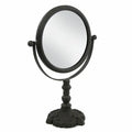 Round Pivoting Vanity Mirror - Cast Iron Stand