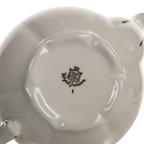 Rare Harker Pottery Royal Gadroon Green Leaf Teapot