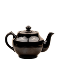 Brown Betty Style Ceramic Teapot – Classic Rockingham Glaze