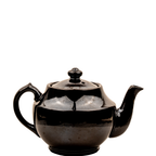 Brown Betty Style Ceramic Teapot – Classic Rockingham Glaze
