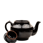 Brown Betty Style Ceramic Teapot – Classic Rockingham Glaze