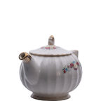 Vanity Fair Bridal Wreath Teapot – Porcelain with 22K Gold Accents