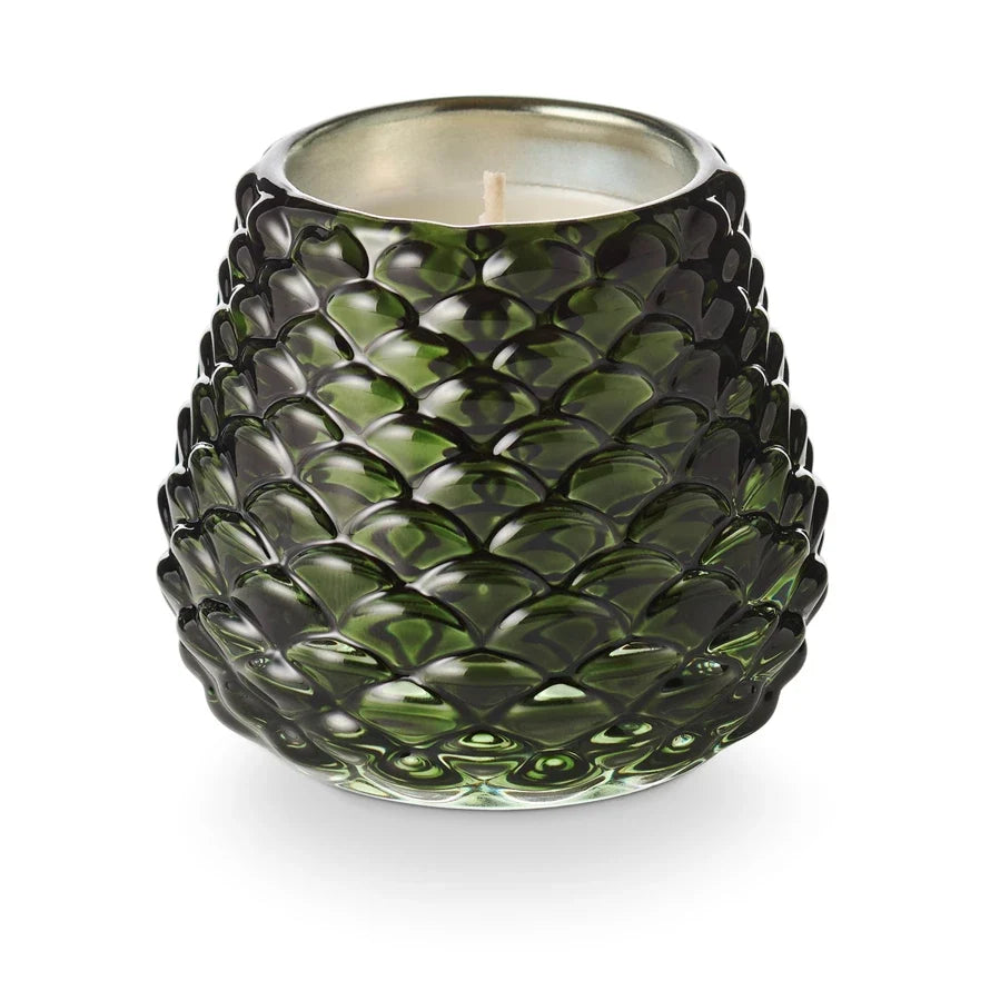 Balsam & Cedar Votive Candle - Pinecone Design