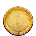 Indiana Glass Marigold Bicentennial Plate – Eagle & Shield Design