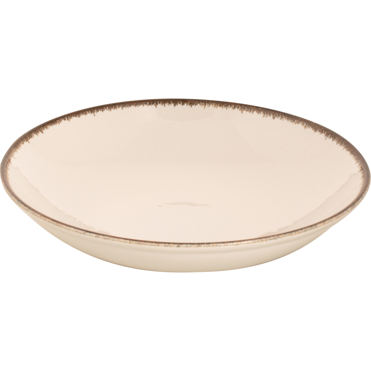 Plate Deep 25 cm – Creme Akoya – 10 inch – Set of 6