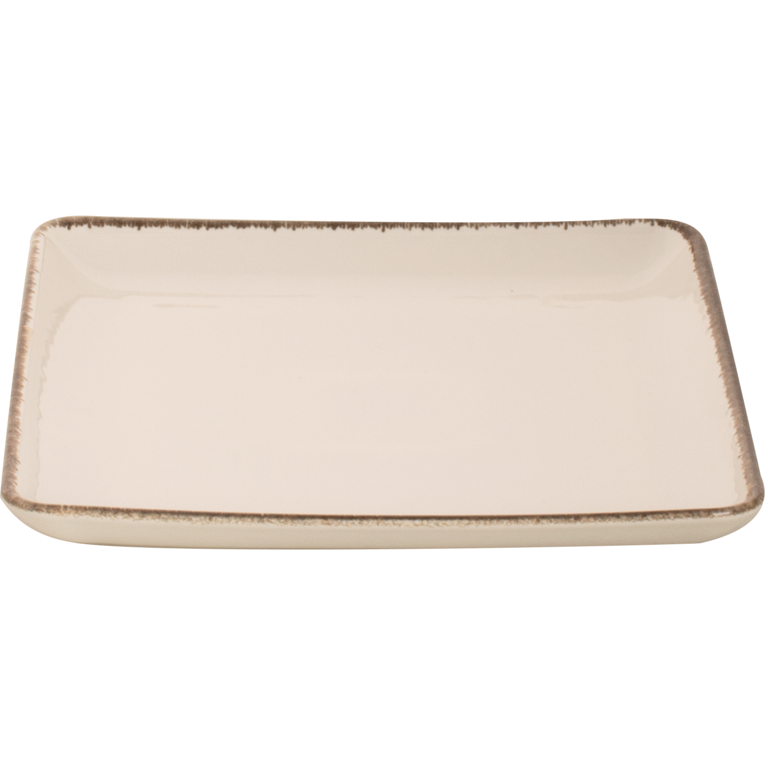 Plate 19 cm Square – Creme Akoya – 7.5 inch – Set of 6