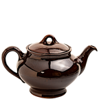 Mid‑Century Royal Canadian Art Pottery “Dripless” Brown Teapot
