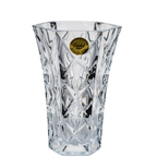 Cristal d’Arques Masquerade Lead Crystal Vase – Deep Diamond & Star Facets