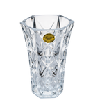 Cristal d’Arques Masquerade Lead Crystal Vase – Deep Diamond & Star Facets