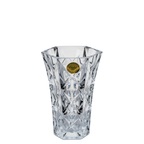 Cristal d’Arques Masquerade Lead Crystal Vase – Deep Diamond & Star Facets