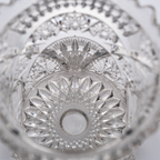 Early American Pattern Glass Wheat Sheaf Lidded Candy Dish – Cambridge No. 2660
