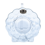 Federal Glass Yorktown Saucer – Clear Pressed Thumbprint Design