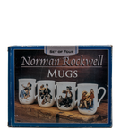 Norman Rockwell Collector Mugs Set – 1982 Porcelain Art Series