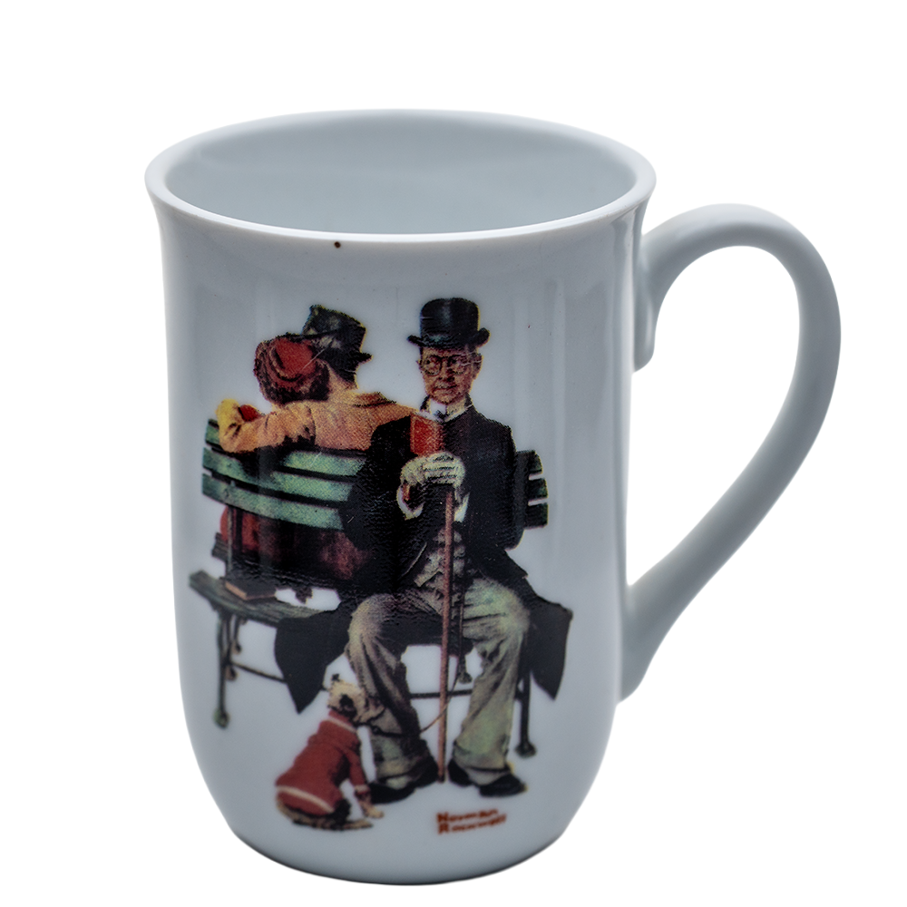 Norman Rockwell Collector Mugs Set – 1982 Porcelain Art Series