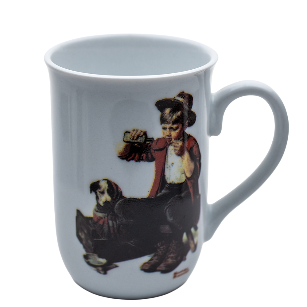 Norman Rockwell Collector Mugs Set – 1982 Porcelain Art Series