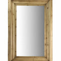 Large Rectangular Pine Frame Mirror - Statement Piece