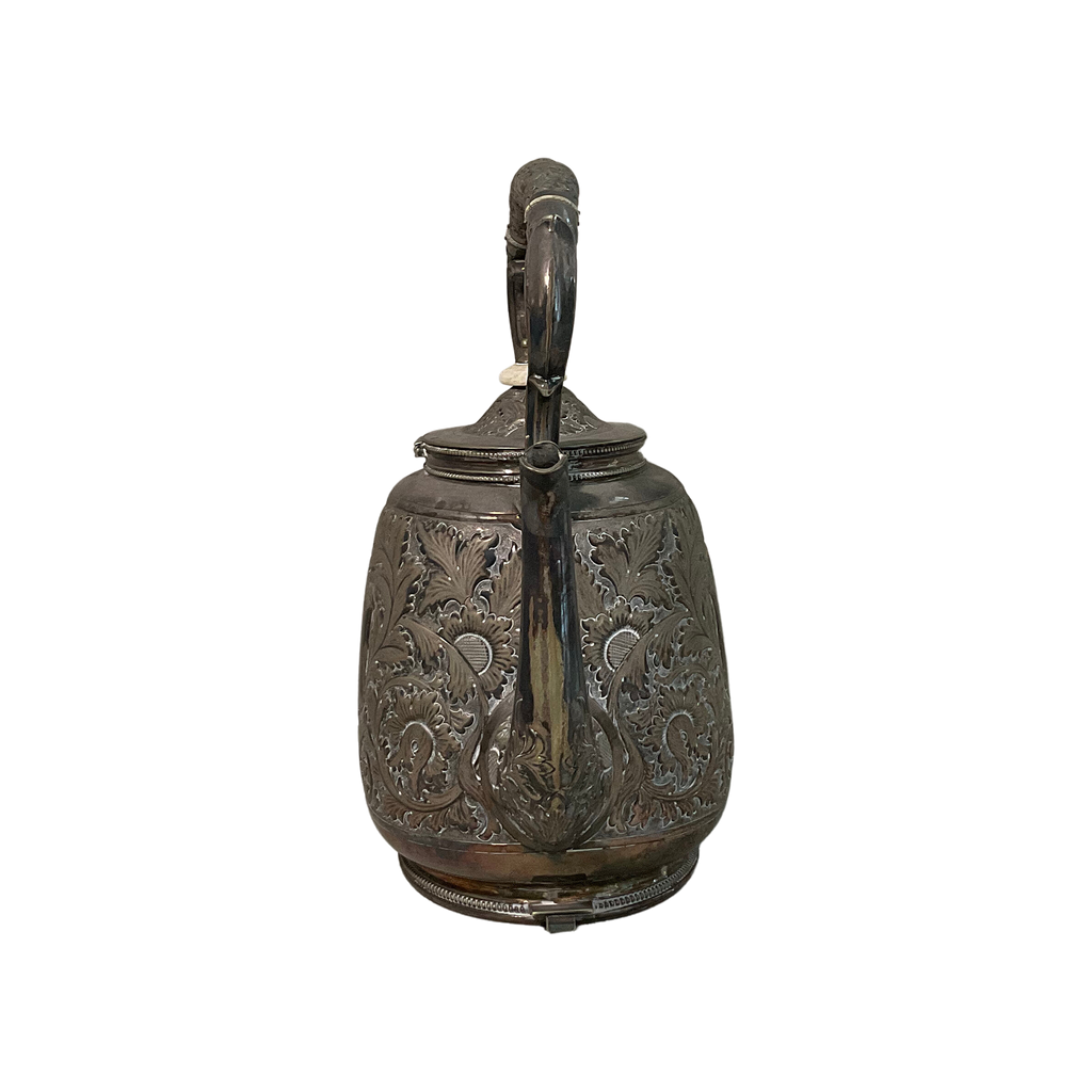 Ornate Silver Plate Teapot