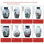 Zhu Wu Pastel Landscape Vases - Ceramic Rotating Base
