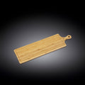Bamboo Long Serving Board With Handle — 26 inch x 7.9 inch