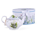 Lily of the Valley Porcelain Teapot in Gift Box – Floral Everyday Accent