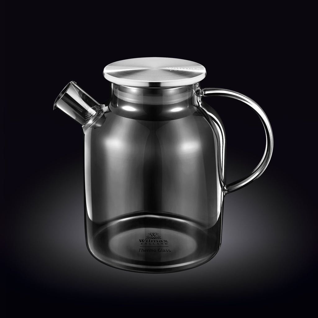 Smoky Grey Thermo Glass Teapot – 54 fl oz