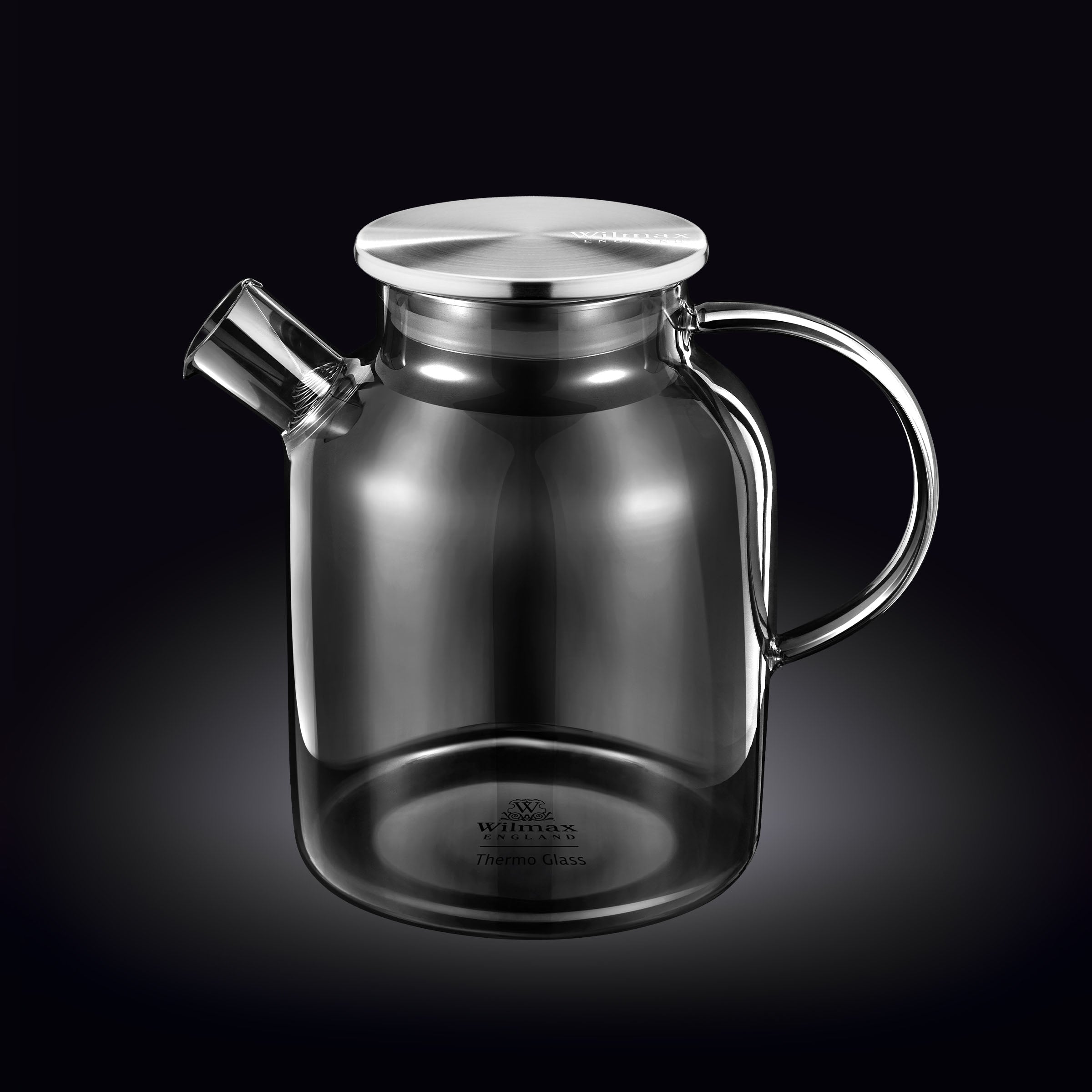 Smoky Grey Thermo Glass Teapot – 54 fl oz