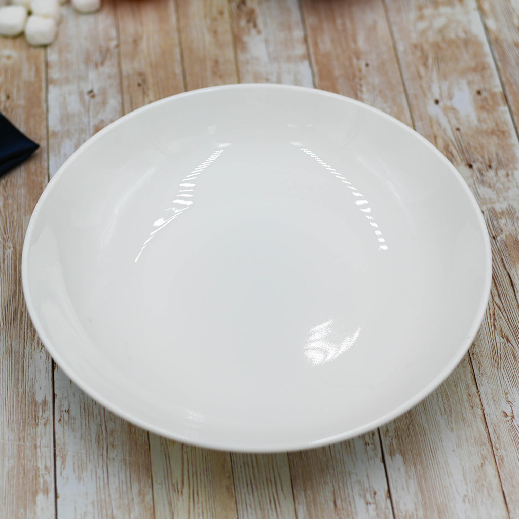 White Round Deep Platter – 12 inch – Single Piece