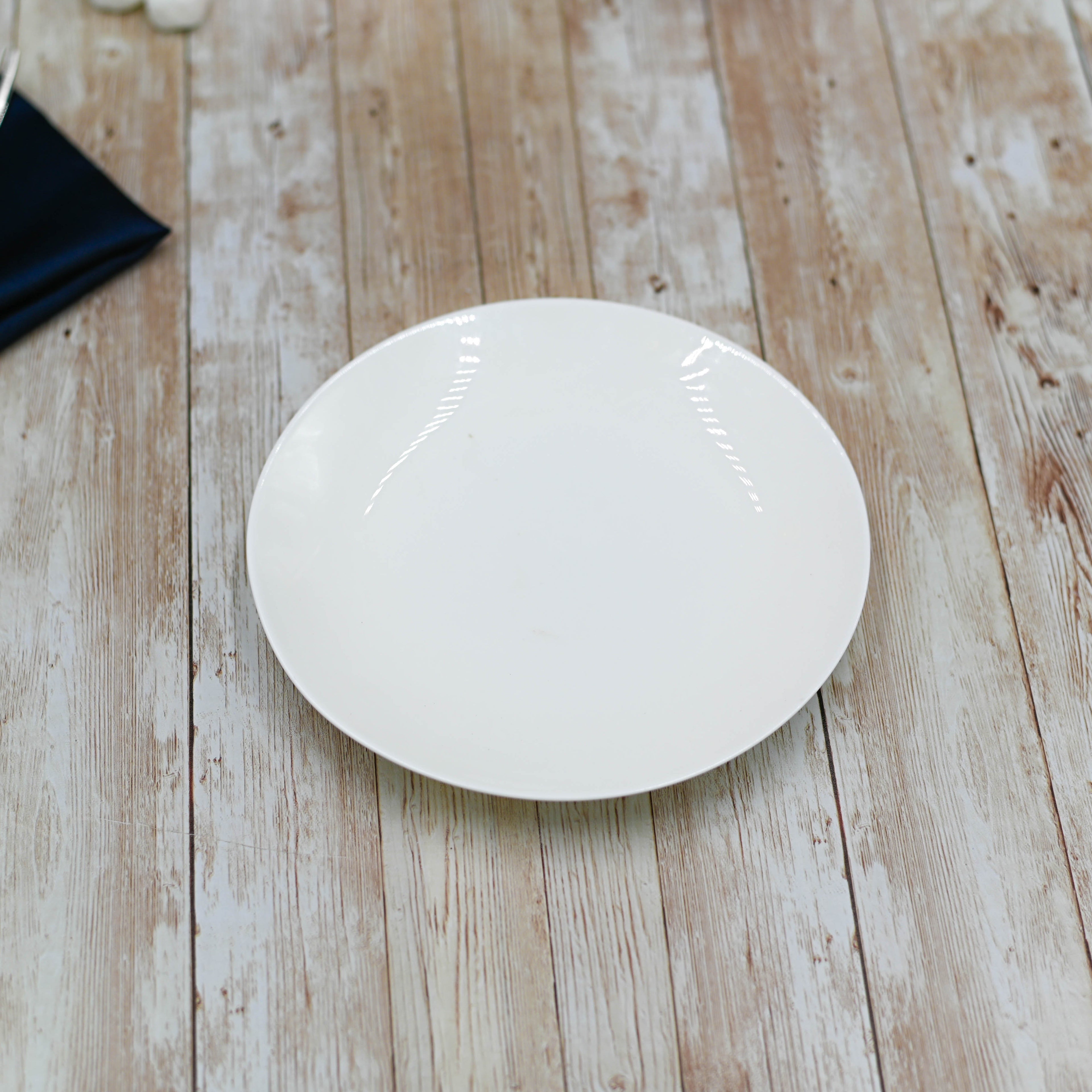 White Dessert Plate – 7 inch – Set of 12