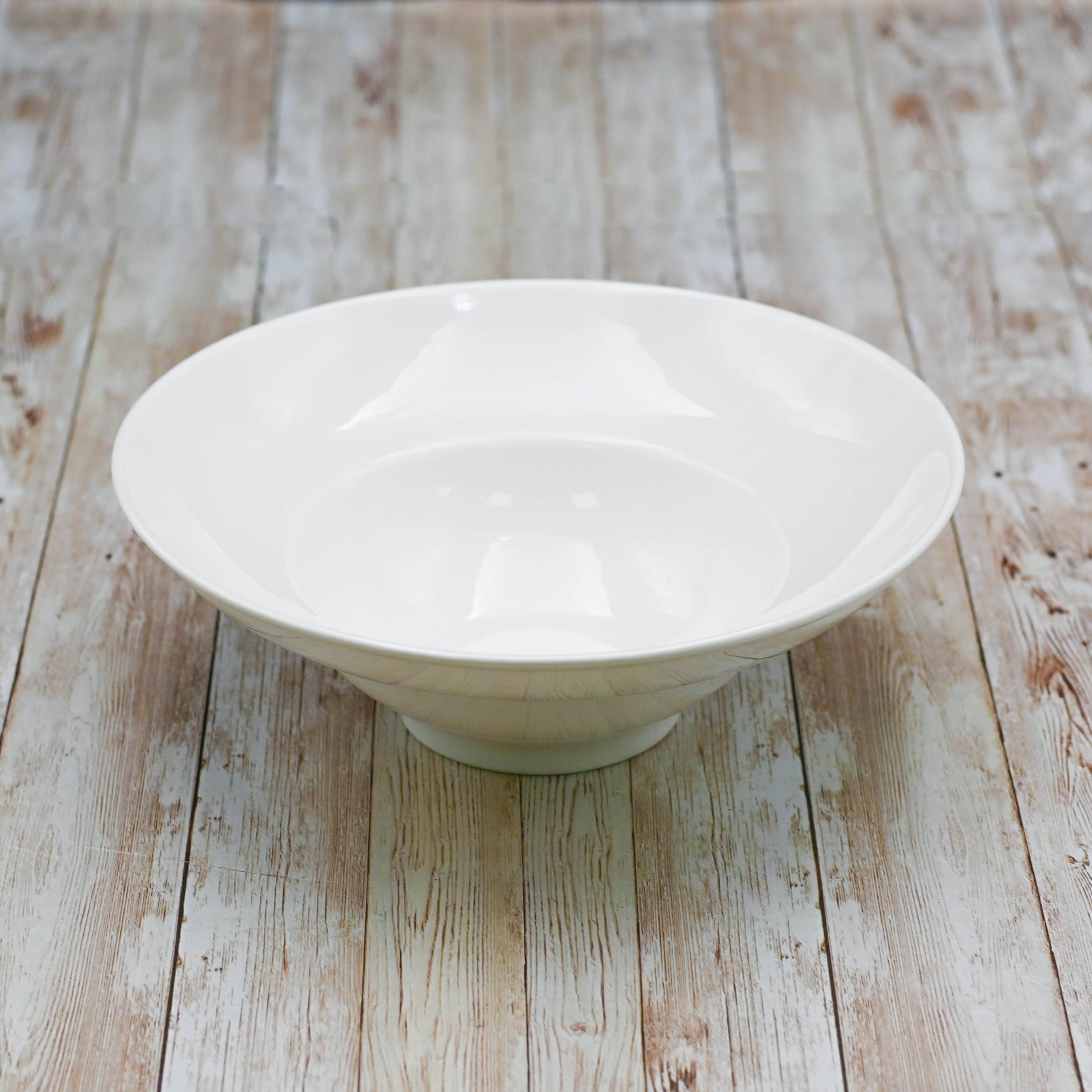 White Deep Salad or Soup Plate – 12 inch – 30 oz – Single Piece
