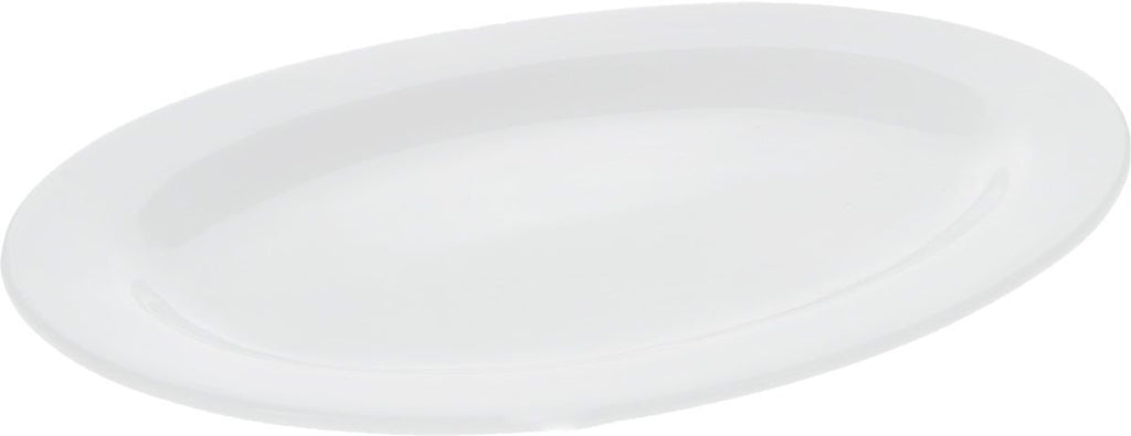 White Oval Platter – 12 inch – Set of 3
