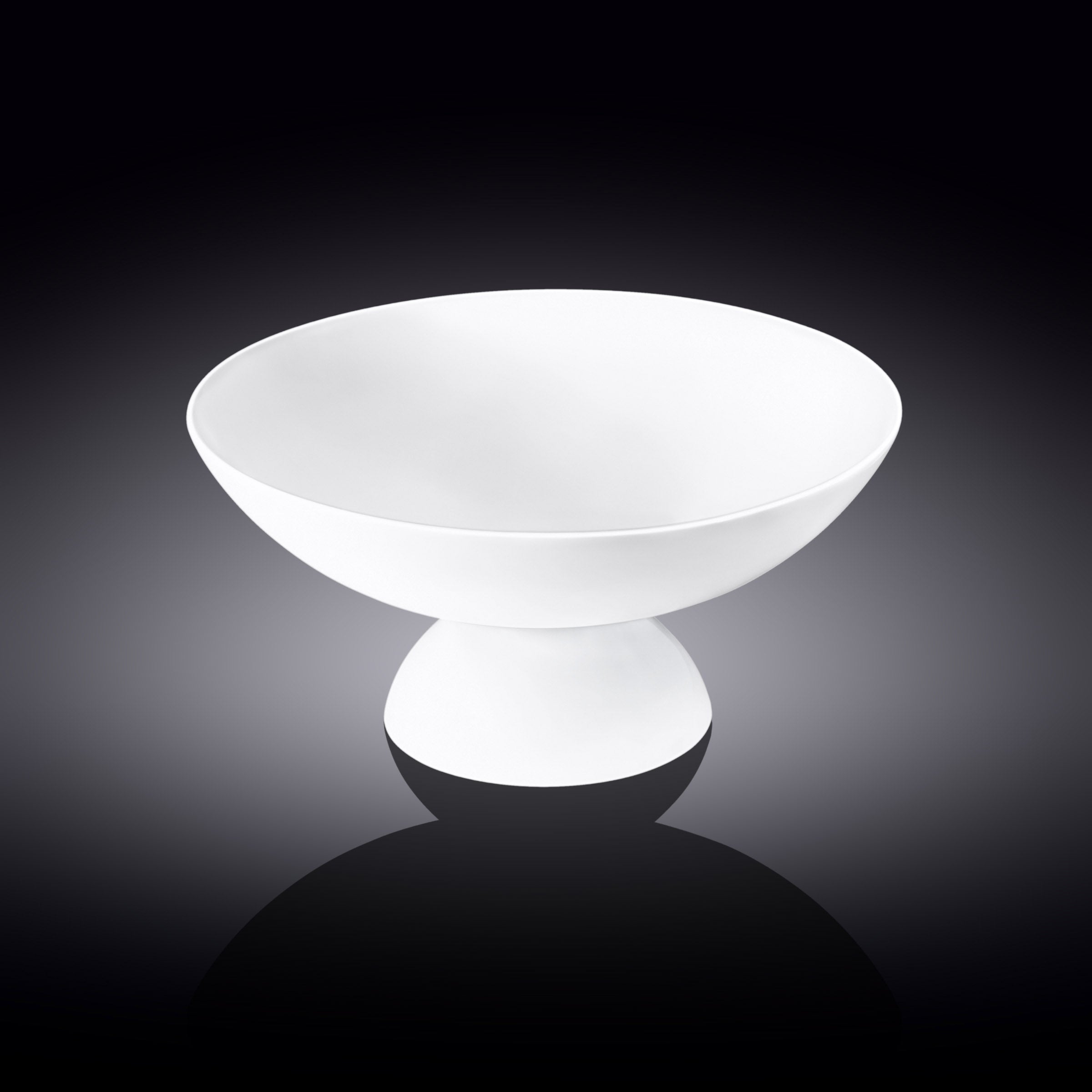White Fruit Vase – 9.5 inch × 4.5 inch – Single Piece