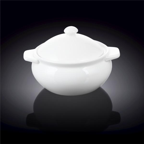 Fine Porcelain Baking Pot – 21 oz | White
