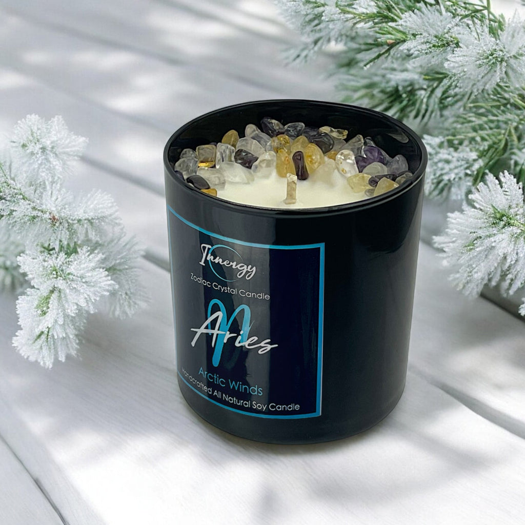 Bougie en cristal Zodiaque Bélier — 283 g